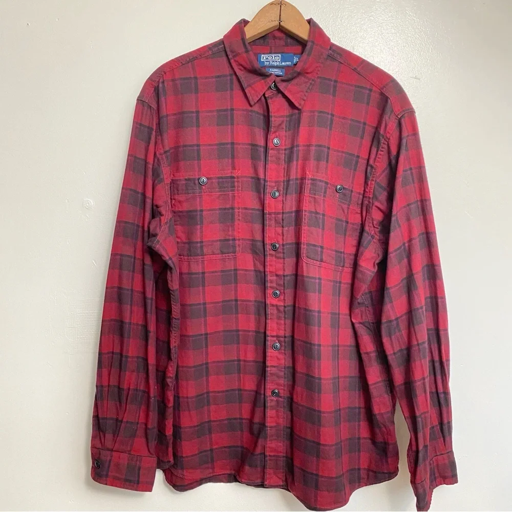Polo Ralph Lauren Farrell Plaid Button Up Shirt